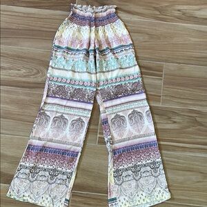 O’Neil Bohemian Multicolor Wide-Leg Pants